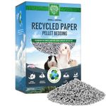 Small Pet Select Recycled Paper Pellet Bedding, Litter for Rabbit, Guinea Pig, Hamster, Bunny and Other Small Animals, 10lb
