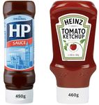 Bundle with HP Brown Sauce 450g & Heinz Tomato Sauce 460g
