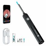 Portronics Cleansify Ear Endoscope Otoscope/Wax Cleaner with 1080p FHD Camera with Ultra fine 4.5mm Lens for Kids & Adults(Black)