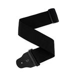 D'Addario Bass Guitar Strap w/Internal Pad, Black, 3 inches wide