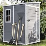 DWVO 5x4 FT Outdoor Storage Shed wi