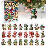 2024 Christmas Countdown Calendar: Featuring 24 Surprise Gifts Including Adorable 2D Dragon Baby Dolls & Stunning Christmas Pendant From The Festive Dragon Series (K)