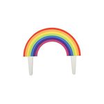 Culpitt Ltd Rainbow Pic Cake Topper, 1 Pc, Gum Paste Cake Decorations For a Magical Birthday Cake, Colourful Time-Saving Topper, Multicolour