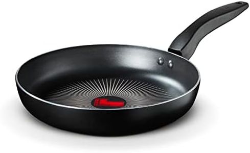 Tower T700313 SmartStart Gourmet 32cm Aluminium Frying Pan with Easy Clean Aeroglide Non-Stick, Long Lasting, Induction Compatible, Oven Safe, PFOA Free, Black