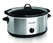 Crock-pot Oval Manual Slow Cooker, 8 Quart, Stainless Steel (SCV800-S)