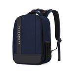 MOSISO Camera Backpack, DSLR/SLR/Mirrorless Photography Camera Case Buffer Padded Shockproof Camera Bag with Customized Modular Inserts&Tripod Holder Compatible with Canon,Nikon,Sony etc, Navy Blue