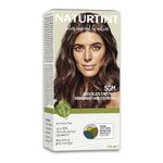 Naturtint Permanent Hair Colour Chocolate Brown 5GM | 92% Natural Ingredients | 100% Grey Coverage Long Lasting Hair Color | USDA Certified | Ammonia Free Hair Color Gel 5GM Chocolate Chestnut 170ml