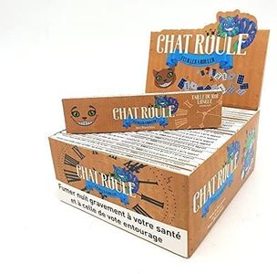 Chat Roule Slim Non Blanchi - Boite 50 paquets de feuille slim non blanchi