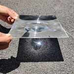 Fresnel Lens Magnifier, 200x200mm, Focal Length 210mm, Acrylic Lens (not Glass), for Physics Classroom, Solar Heating, Magnifiying, Fire Starter. (Focal Length 210mm)