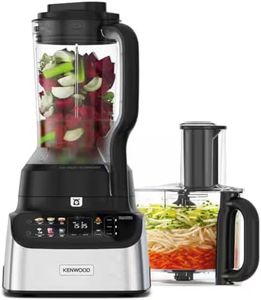 Kenwood MultiPro OneTouch FDM73.850SS, Food Processor and Blender Multifunctional with 13 Accessories, Variable Speed and Pulse Function, Integrated Scale, Dishwasher Safe, 1000W, Silver