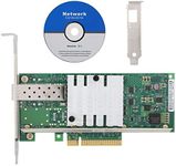 X520-DA1 82599EN PCI-E 10G SFP Fiber Network Card Ethernet Server Adapter Single-Port 10G SFP Fiber Network Card for high-Bandwidth Storage (SAN) and Network (LAN) Traffic