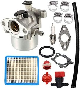 799866 Carburetor for Briggs Stratton 790845 799871 796707 794304 Toro Craftsman Lawn Mower Generator Quantum Engine Carb with 491588S Air Filter Spark Plug Primer Bulb fuel shut-off valve kit