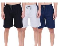 DOBAD Men's Cotton Shorts | Shorts for Mens | Mens Shorts (Pack of 3)… (XX-Large)