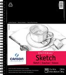 Pro-Art 702-193 Canson 11-Inch by 14-Inch Universal Sketch Book, 100-Sheet