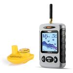LUCKY Wireless Fish Finder Sonar Sensor Portable Sonar Fishfinder LCD Display Depth Finders for Fishing Ice Fishing Kayak Fishing