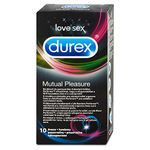 Durex Mutual Pleasure (Mutual Climax) Condoms - to Help him Last Longer and intensify her Big-O, Pack of 12