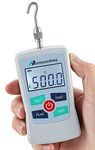 Mxmoonfree 500N Digital Force Gauge Push Pull Gauge Portable Force Meter with Units N/LB/Kg/Oz, Storage Case, Auto Backlit LCD, Auto Power-Off (ZMF-500N)