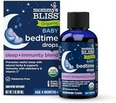 Mommy's Bliss Organic Baby Bedtime Drops + Overnight Immunity Support*, Promotes Restful Night, Melatonin Free, Age 4 Month+, 2 Fl Oz