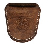 Tourbn Vintage Leather Pistol Gun Shotgun Airgun Ammo Pouch .22 22lr .38 .45 Ammunition Holder Wasit Belt Shell Carrier Box Classical Wallet