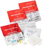 Eldoncard Blood Typing Kit, 3 Test Pack, Know Your Blood Type, Accurate Instant Home Testing, Determine A, O, B, Rhs-D Negative & Positive Groups