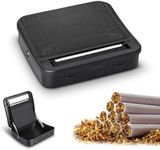 Cigarette Rolling Machine Tobacco Rolling Machine, Epehio Automatic Metal Tobacco Rolling Box with Pure Cotton & Fixed Image, Cigarettes Roller Machine for Slim & Compact Rolls, 70mm