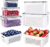 6 PCS Large Fruit Containers for Fr