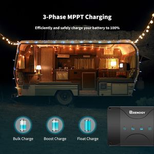 Renogy 12V 50A DC-DC Battery Charger – Dual Input for RV, Marine