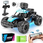 Hosim RC Cars with 1080P HD FPV Camera, 1:16 Scale Gift Off-Road Remote Control Truck Car High Speed Monster Trucks for Kids Adults Boys & Girls 2 Batteries 60 Min Play