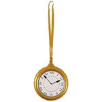 Jumbo Wonderland Rabbit Gold Pocket Watch Clock Party Inflatable Prop Decoration