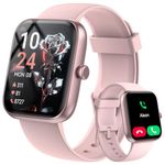 Smart Watch for Men Women with Bluetooth Call,Alexa Built-in Smartwatch,1.83"DIY Dial Fitness Watch with Sleep Heart Rate SpO2 Monitor,100+ Sport Mode,IP68 Waterproof Watch Compatible with Android iOS