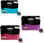 Lavazza Expert Capsules Variety Pack 30 pods - Classic, Intenso, Decaf, 10 x Pods Each, for LAVAZZA Coffee LB, Medium & Dark Roast, Full & Balanced Blend