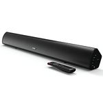 Majority Teton Sound Bar for TV | 120W Powerful Stereo 2.1 Channel Sound | Home Theatre 3D Soundbar with Built-in Subwoofer | HDMI ARC, Bluetooth, Optical, RCA, USB & AUX Playback and Remote Control