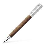 Faber-Castell Ambition, Fountain Pen M (Medium), Walnut Wood (FC148580)