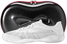 Nfinity Vengeance White Cheer Shoes for Women – High-Performance Indoor Gym Sneakers for Cheerleading, Dance, and Sports Training – Lightweight and Durable for Competition