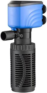 Craftsboys Fish Tank Filter, Silent Internal Aquarium Filter, Clean Water, Air Pump, Make Waves (4W-450L/H, Black)