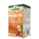 Natures Aid 50 Plus Multi-Vitamins and Minerals Capsules for Women - Pack of 30