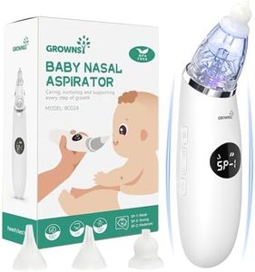 Baby Nasal Aspirator | Baby Nose Sucker | Baby Nose Cleaner, Automatic Booger Sucker for Baby, Rechargeable, with Pause & Music & Light Soothing Function