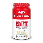 BioSteel Whey Protein Isolate Powder, Grass-Fed and Non-GMO Post Workout Formula, Vanilla, 24 Servings