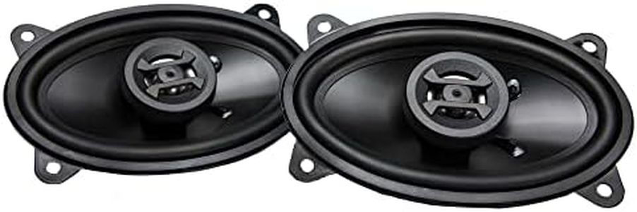 Hifonics ZS46CX 4x6 Car Speakers | Premium Audio Upgrade | Neo-Mylar Tweeter, Alpha-Cellulose Cones | Deep Bass, Clear Highs | Universal Fit, Moisture-Resistant | 200W Max