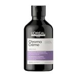 L'Oréal Professionnel Neutralising Shampoo against Yellow-tones, For Blonde to Platinum Blonde Hair, Serie Expert Chroma Crème, 300ml