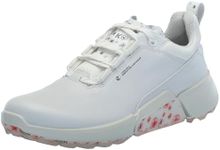 ECCO Women's Biom Hybrid 4 Gore-TEX Waterproof Golf Shoe, White/Lydia KO Edition, 10-10.5