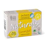 Little Soap Company Naturals Range - Bar Soap | Vegan, Cruelty Free, No SLS or Parabens, Refreshing Cleansing Soap bar, Natural Eco Friendly Body & Hand Soap, 100g (Lemon Zest)