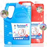 EagleStone Bubbles Solution Refill 2 Bottles 64 oz (Up to 5 Gallon) Bubble Concentrated, Giant Bubble Solution for Bubble Machine, Bubble Guns, Bubble Wand Refill Summer, Easter Christmas Toys