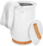 Serenelife Single Touch Towel & Blanket Warmer with Fragrant Disc Holder and LED Ring Automatically Shut off Feature Built-in Timer to Heat Towels for up to 60 minutes