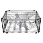 HASTHIP® Live Animal Cage Trap, Dual-Door Animal Trap for Pigeon, Rabbits, Rat, Squirrel, Raccoon, Mole, Pigeon Cage for Urban Wildlife Rescue, 60x40x26cm
