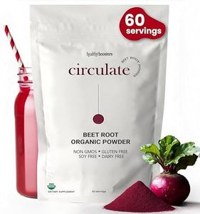 Organic Beet Root Powder - California Grown, 100% USDA Certified Organic - Nitric Oxide Boost, Vegan Superfood for Heart Health Men & Women, Blood Pressure & Energy, Non-GMO (60 Servings)