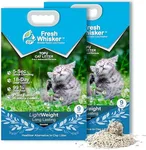 FreshWhisker Tofu Cat Litter, Ultimate Odor Control, Quick and Strong Clumping, Low Dust, Less Tracking, Less Cleanup, Longer Lasting Plant Based 5-in-1 Kitty Litter (Multi-Cat Box)