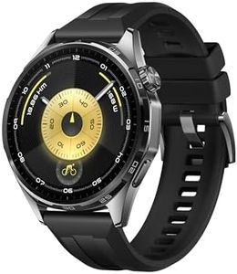 HUAWEI Watch GT 6 Smartwatch, GPS,1,47" AMOLED-Display, Bis zu 21 Tage Akku,Radfahren, 100+ Sportmodi, Kompatibel mit Android™ & iOS, Gesundheitsmonitoring, emotionales Wellbeing, Schwarz, 46mm