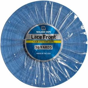 Lace Front Support Wig Tape Double Sided Waterproof Super Hold Adhesive for Wig Hair Extension Hair Pieces Lace Wigs Men's Toupee Beards Made in the USA Safe and Easy to Use (36Yard-1.0cm wide)