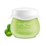 DOT & KEY Cica + Niacinamide Oil-Free Face Moisturizer For Calm, Acne Free Hydrated Skin Fades Acne Scars & Dark Spots, Soothes Redness & Irritation | For Oily, Acne Prone & Sensitive Skin | 60Ml Jar